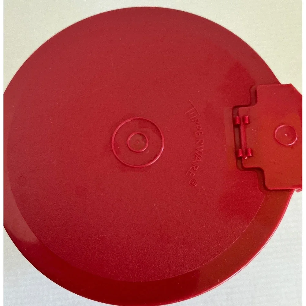 Tupperware Vintage Mix-N-Stor Measuring Pitcher 8 Cup 2 Quart Red Lid 1288-2